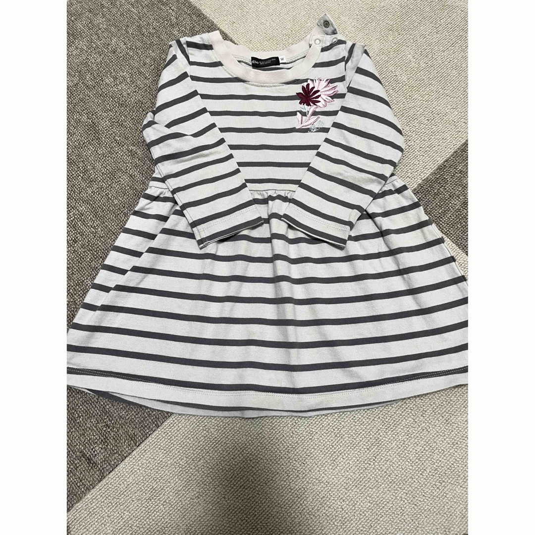 BeBe(ベベ)のBeBe ワンピース　90 キッズ/ベビー/マタニティのキッズ服女の子用(90cm~)(ワンピース)の商品写真