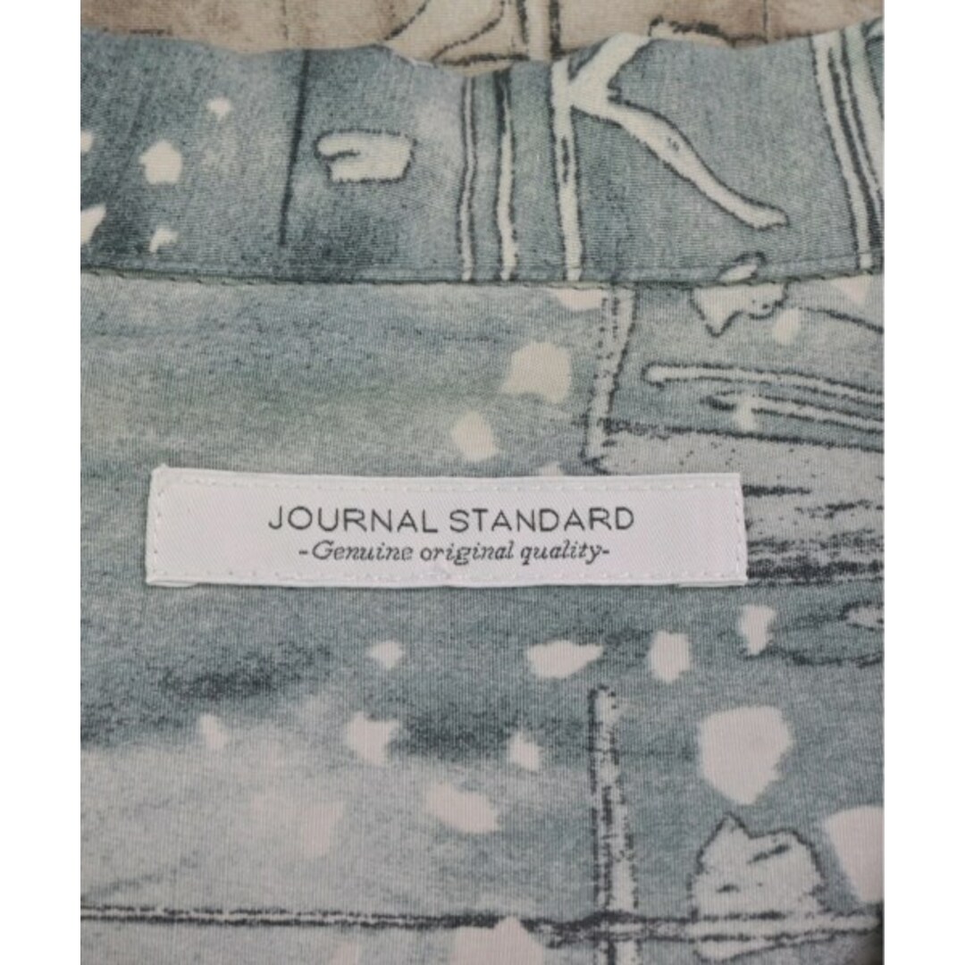 JOURNAL STANDARD(ジャーナルスタンダード)のJOURNAL STANDARD カジュアルシャツ L 茶系x青系等(総柄) 【古着】【中古】 メンズのトップス(シャツ)の商品写真
