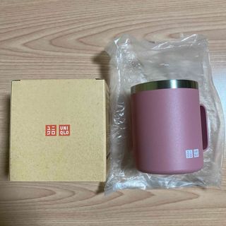 ユニクロ(UNIQLO)のちいちゃんさま専用　ユニクロ感謝祭 ステンレスマグカップ 30 いちごムース(ノベルティグッズ)