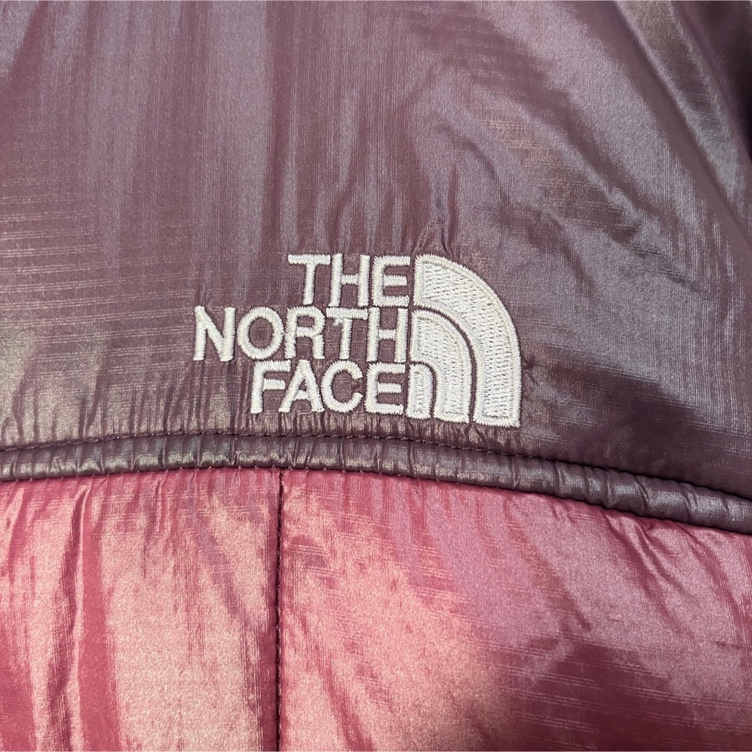 THE NORTH FACE(ザノースフェイス)のノースフェイス】中綿ダウンジャケット　濃い紫パープル　XXL刺繍ワンポイントK3 メンズのジャケット/アウター(ダウンジャケット)の商品写真