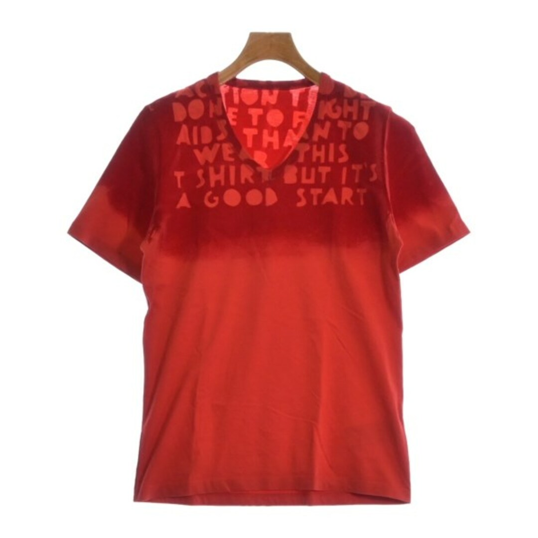 Maison Margiela メゾンマルジェラ Tシャツ・カットソー M 赤半袖柄
