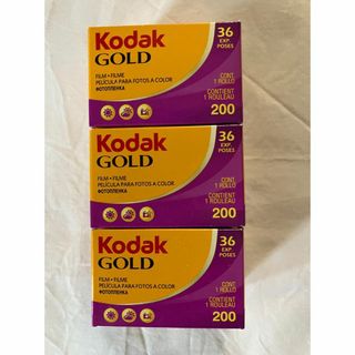 フジフイルム(富士フイルム)のKodak(コダック) Gold 200 36枚撮り 3本セット(フィルムカメラ)