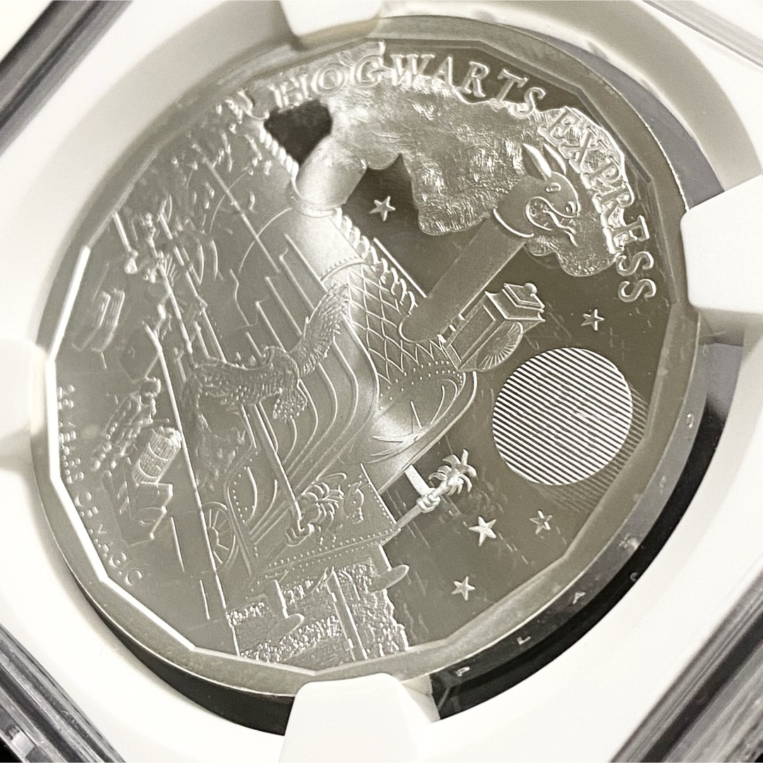 最高鑑定2022年 エリザベス２世 ハリー ポッター 銀貨 イギリス NGC