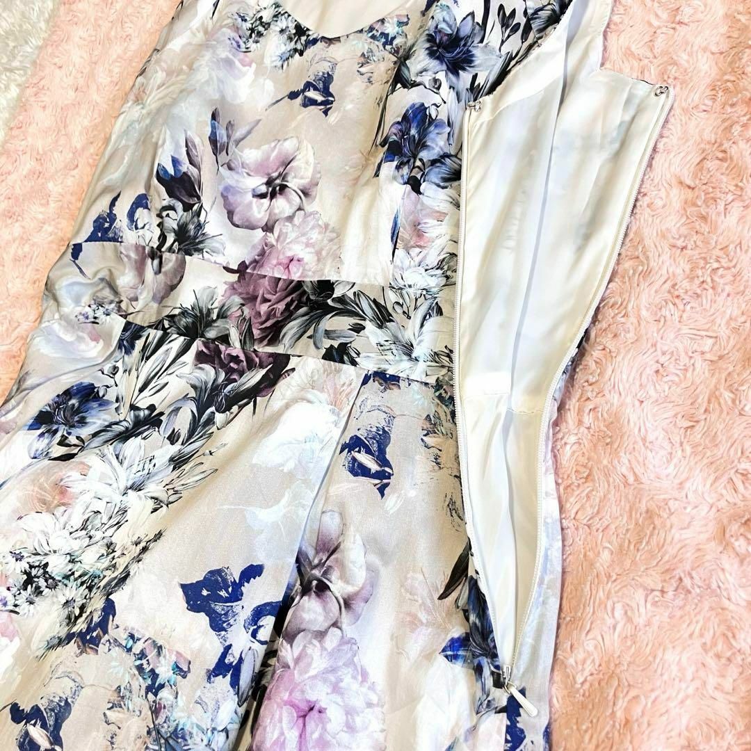 LAURA ASHLEY - ローラアシュレイ ロングワンピース L リボン フレア