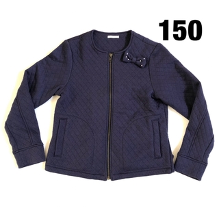 ジーユー(GU)の● ジッパージャケット 150 USED● 紺色(ジャケット/上着)