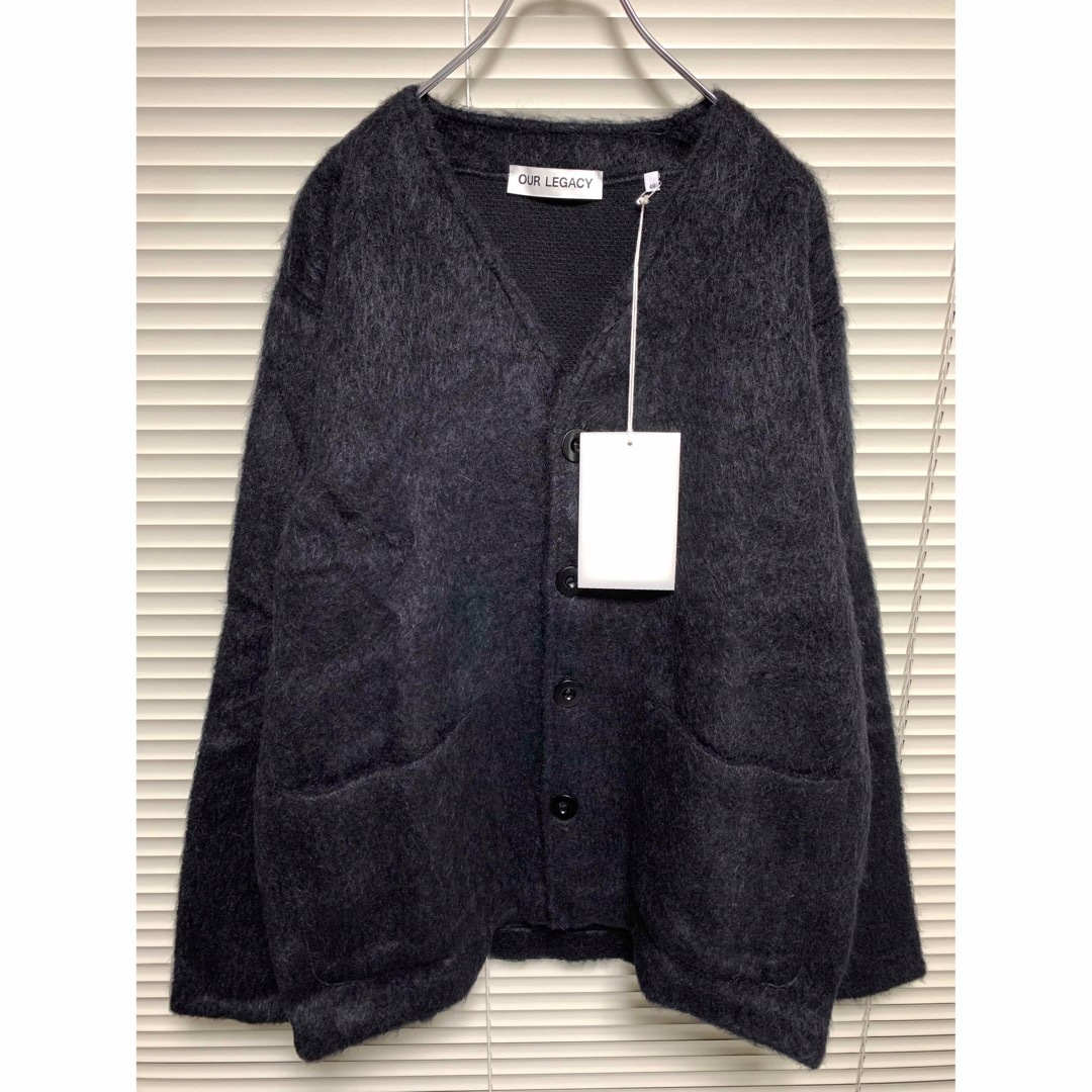 カーディガン新品《 OUR LEGACY 》CARDIGAN / Black Mohair