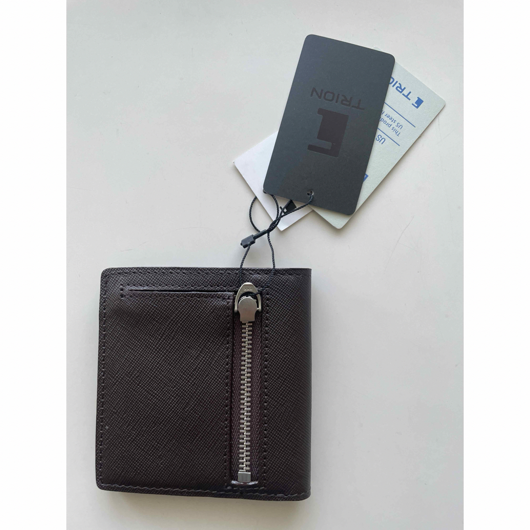 【新品未使用】TRION 二つ折り財布 メンズのファッション小物(折り財布)の商品写真