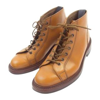 トリッカーズ(Trickers)のTricker's トリッカーズ ブーツ 6077 レースアップ レザー モンキーブーツ ブラウン系 UK7【中古】(ブーツ)