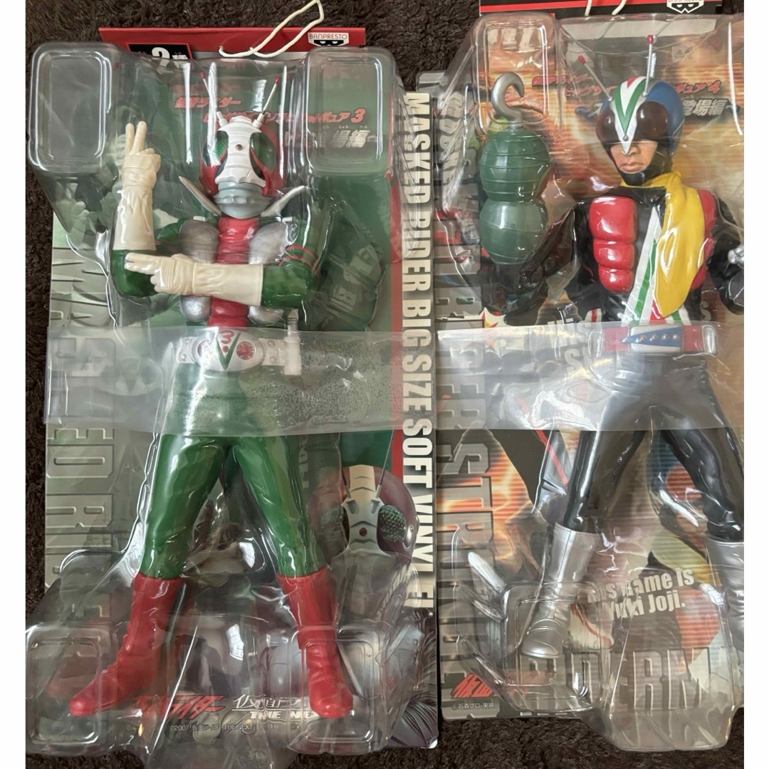 仮面ライダービッグサイズソフビフィギュア 全2種 仮面ライダービッグサイズソフビフィギュア 全2種