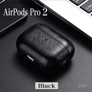 AirPods Pro2ケース 革 レザー イヤホンケース Pro第2世代 新品(ヘッドフォン/イヤフォン)