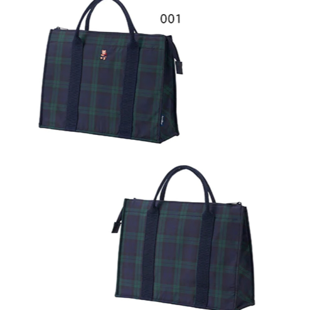familiar(ファミリア)の新品 タグ付き ファミリア ブラックウォッチ バッグ レディースのバッグ(トートバッグ)の商品写真