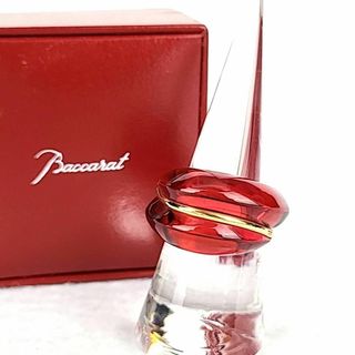 バカラ(Baccarat)の◇【展示品】バカラ コキアージュ クリスタルガラス×K18 リング 約14号(イヤリング)