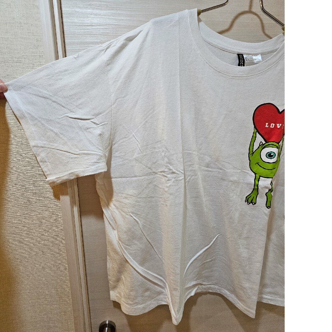 H&M(エイチアンドエム)の【H＆M】モンスターズ・インク マイク プリント オーバーサイズ Tシャツ L レディースのトップス(Tシャツ(半袖/袖なし))の商品写真