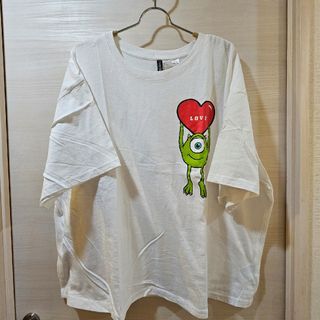 エイチアンドエム(H&M)の【H＆M】モンスターズ・インク マイク プリント オーバーサイズ Tシャツ L(Tシャツ(半袖/袖なし))