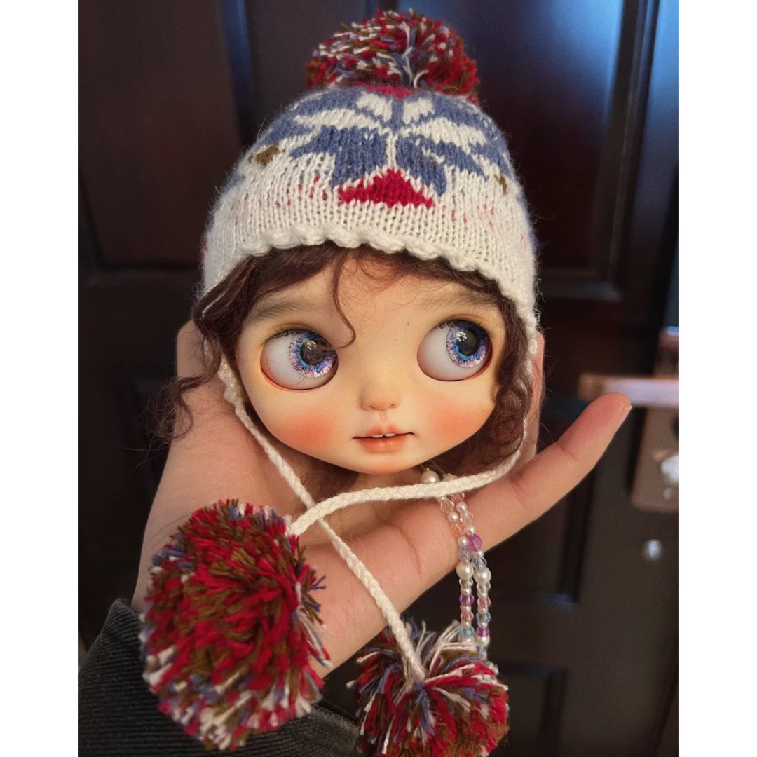 ブライス帽子　ネオブライスニット帽子ハンドメイド