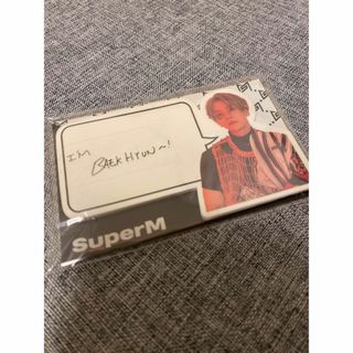 スーパーエム(SuperM)のSuperM メッセージ付き付箋(アイドルグッズ)