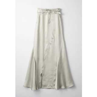 ミューラル(MURRAL)のmurral curvy satin skirt(ロングスカート)