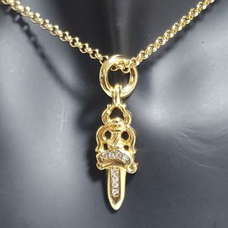 クロムハーツ(Chrome Hearts)のダガーチャーム　22k(ネックレス)