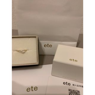 エテ(ete)のete10Kダイヤモンドピンキーリング1号(リング(指輪))