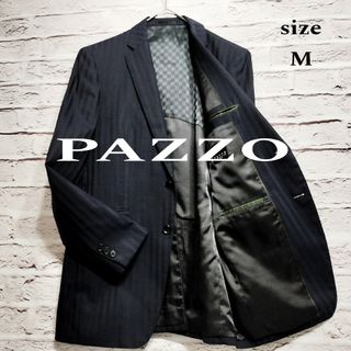 パッゾ(PAZZO)の【シルク混】パッゾ PAZZO テーラードジャケット ストライプ(テーラードジャケット)