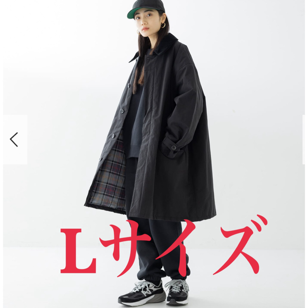 SEE SEE×Barbour 中綿3 4コート Lサイズ - アウター