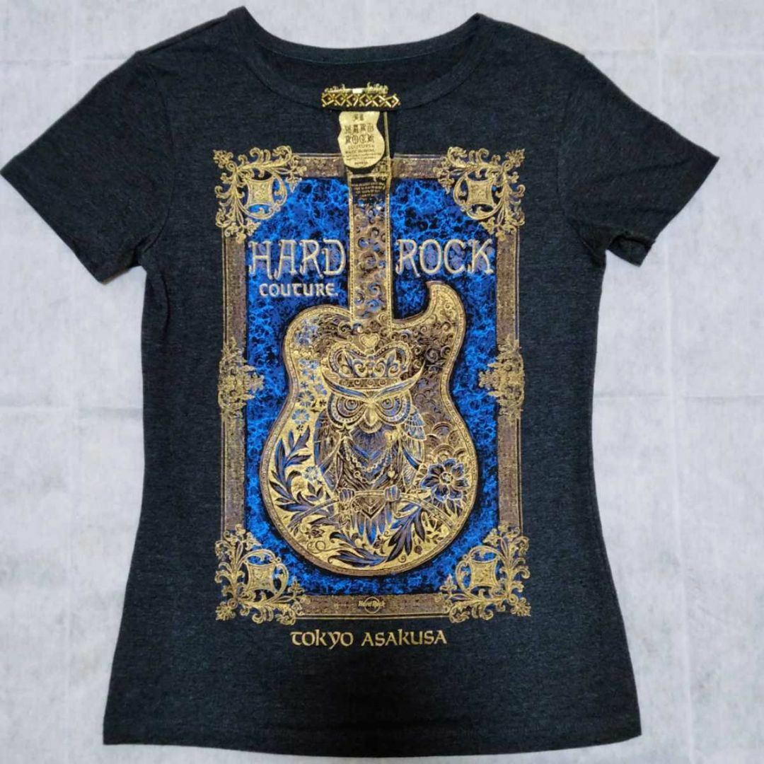 Hard Rock CAFE(ハードロックカフェ)のHARD ROCK CAFE ハードロックカフェ Tシャツ  半袖　ギター柄 レディースのトップス(Tシャツ(半袖/袖なし))の商品写真