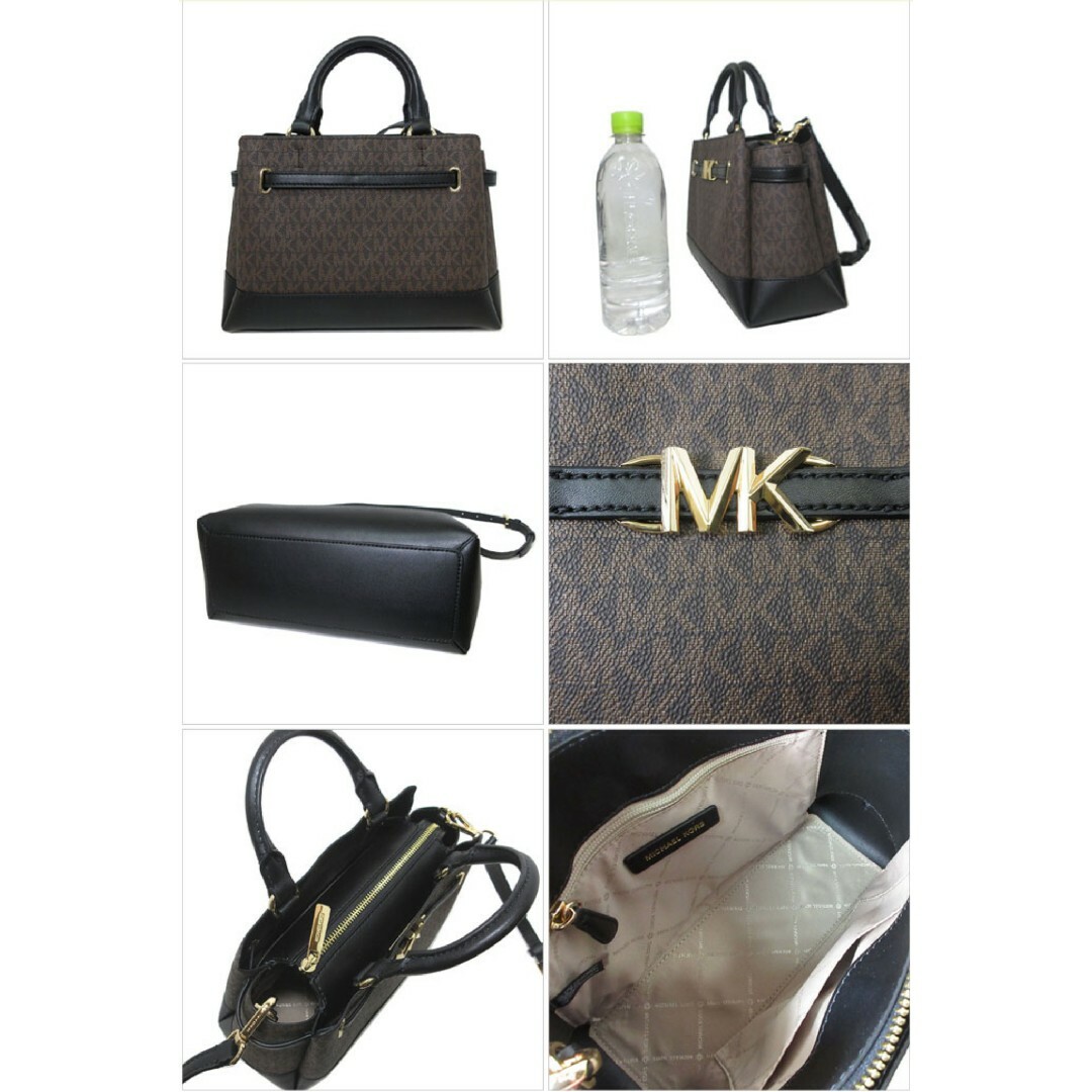 Michael Kors(マイケルコース)のマイケルコース ハンドバッグ 35S3G6RS1B BROWN/BLK レディースのバッグ(ハンドバッグ)の商品写真