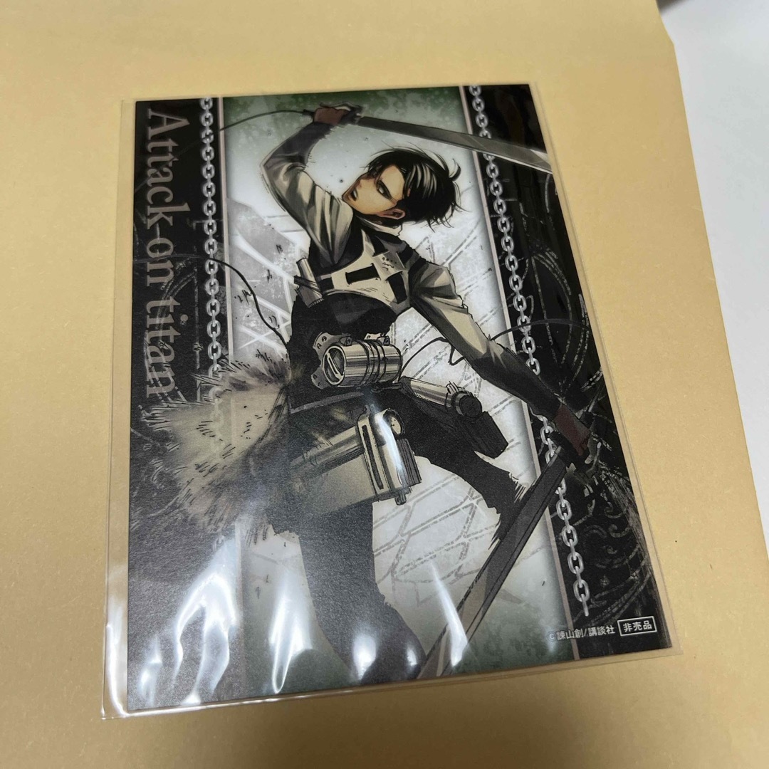 進撃の巨人 リヴァイ兵長 ポストカード 非売品 リヴァイ兵長ポストカードの通販 by ゆうみ's shop|ラクマ
