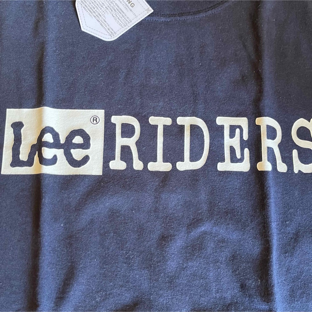 Lee(リー)のbaiya lee メンズ　リー　新品　Tシャツ　半袖　グレー　紺　ロゴ メンズのトップス(Tシャツ/カットソー(半袖/袖なし))の商品写真