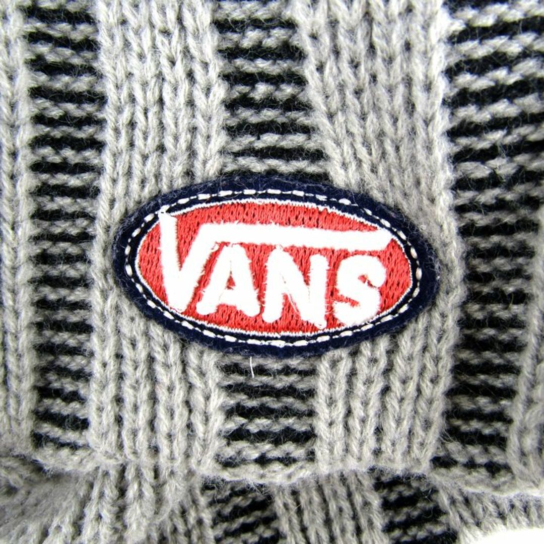 VANS(ヴァンズ)のバンズ ニットキャップ ニット帽 ロゴ ウール混 ビーニー ブランド 帽子 メンズ グレー VANS メンズの帽子(ニット帽/ビーニー)の商品写真