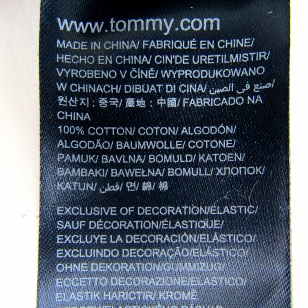 TOMMY HILFIGER(トミーヒルフィガー)のトミーヒルフィガー マフラー 星条旗 ロゴ コットン100％ ブランド 小物 レディース メンズ ネイビー TOMMY HILFIGER メンズのファッション小物(マフラー)の商品写真