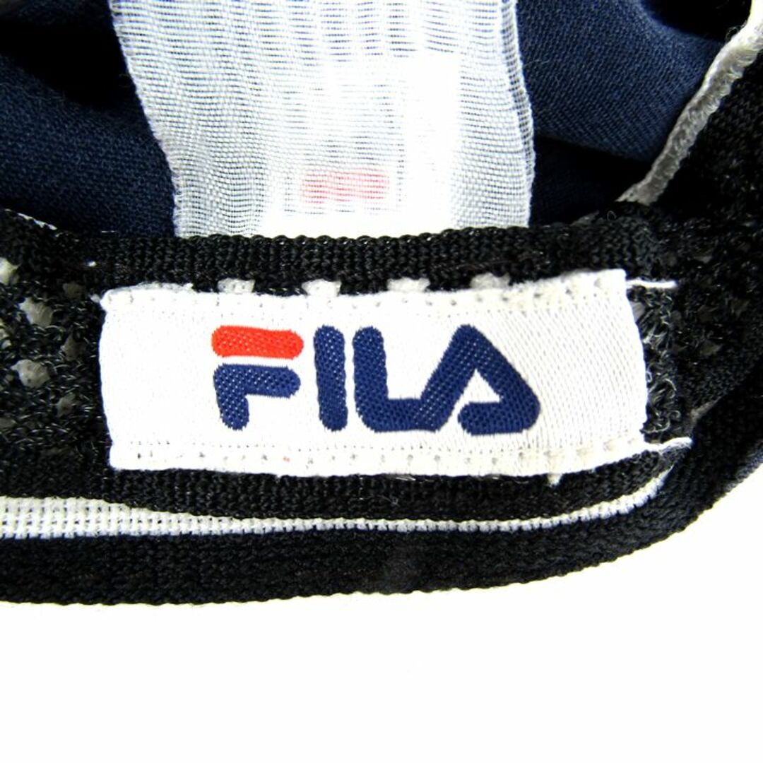 FILA(フィラ)のフィラ キャップ ロゴ刺繍 ベルクロ ブランド 帽子 レディース メンズ ネイビー FILA メンズの帽子(キャップ)の商品写真