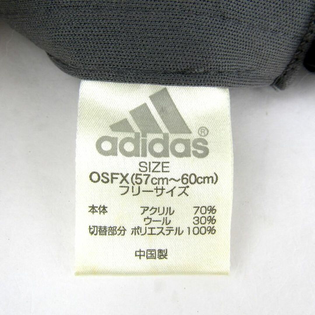 adidas(アディダス)のアディダス キャップ ロゴ ベルクロ ブランド 帽子 レディース メンズ 57cm~60cmサイズ ブラック adidas メンズの帽子(キャップ)の商品写真