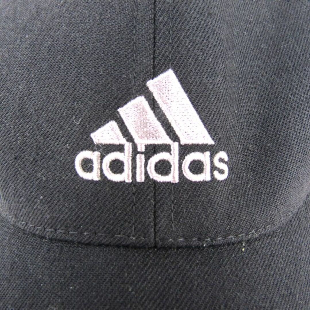 adidas(アディダス)のアディダス キャップ ロゴ ベルクロ ブランド 帽子 レディース メンズ 57cm~60cmサイズ ブラック adidas メンズの帽子(キャップ)の商品写真