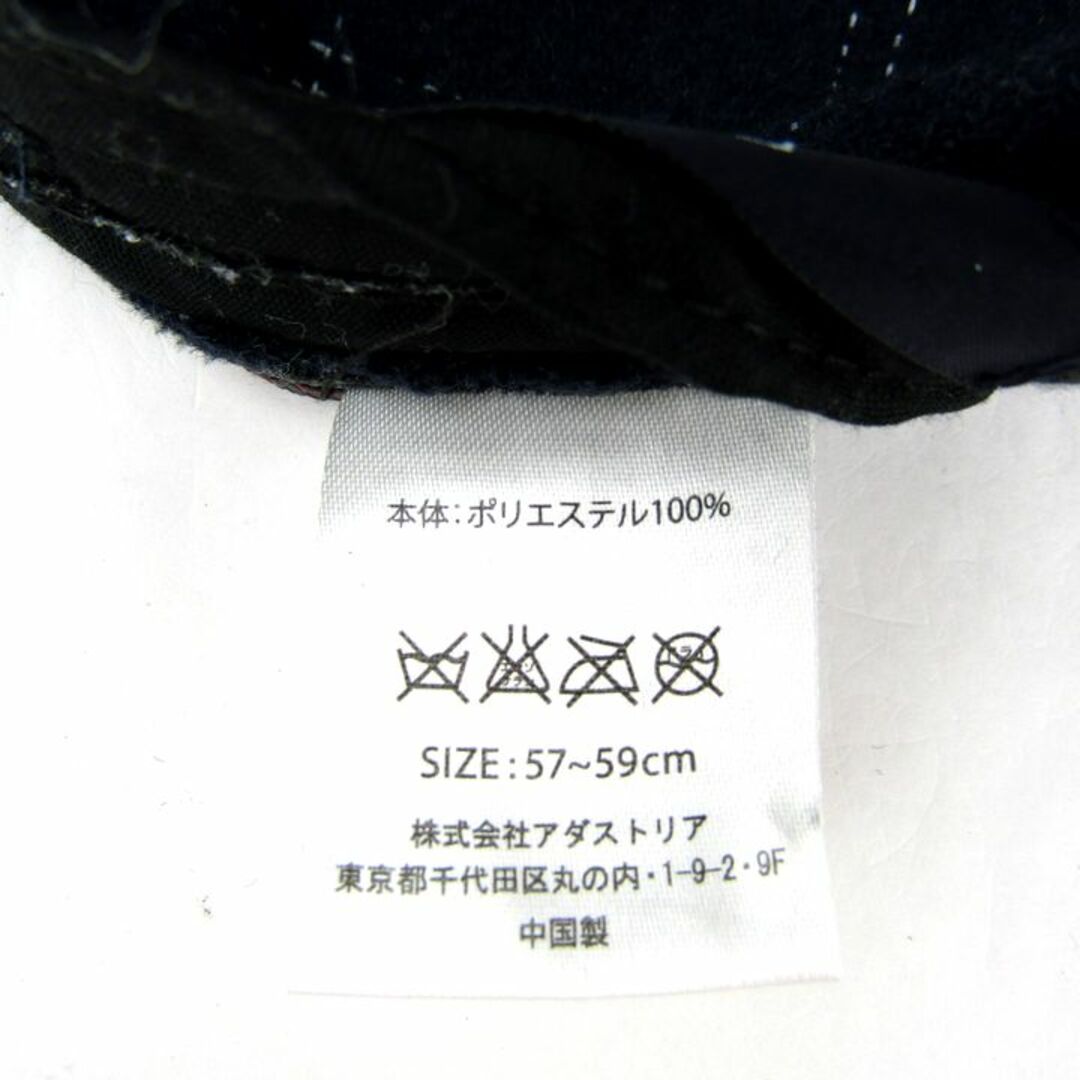 RAGEBLUE(レイジブルー)のレイジブルー キャップ ワークキャップ チェック ブランド 帽子 メンズ 57cm~60cmサイズ ネイビー RAGEBLUE メンズの帽子(キャップ)の商品写真