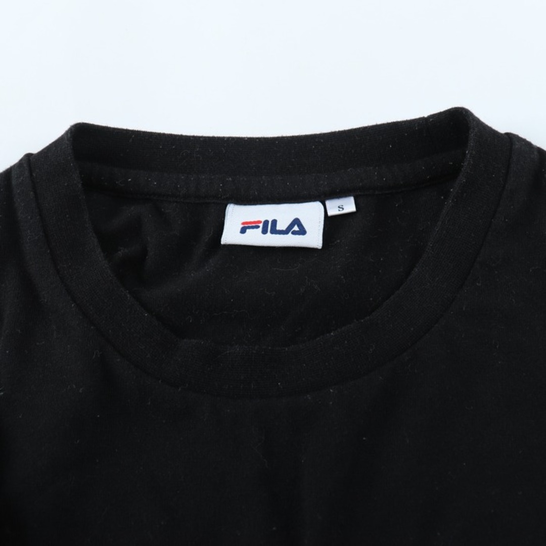 FILA(フィラ)のフィラ 半袖Tシャツ ロゴT  スポーツウエア レディース Sサイズ ブラック FILA レディースのトップス(Tシャツ(半袖/袖なし))の商品写真