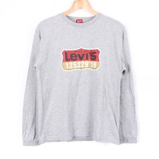 リーバイス(Levi's)のリーバイス スウェット 長袖 コットン100% トップス メンズ Mサイズ グレー Levi's(スウェット)