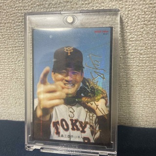 カルビー(カルビー)のカルビー　長嶋茂雄　サイン　プロ野球チップス　復刻カード　スターカード(シングルカード)