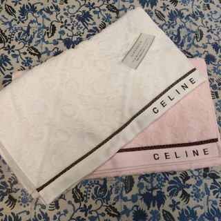 セリーヌ(celine)の新品未使用品】CELINE フェイスタオル 2枚セット(タオル/バス用品)