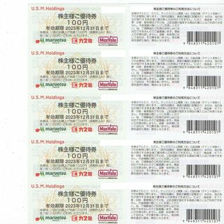 期限注意 1000円分 ユナイテッドスーパーマーケット USMH 株主優待券(ショッピング)