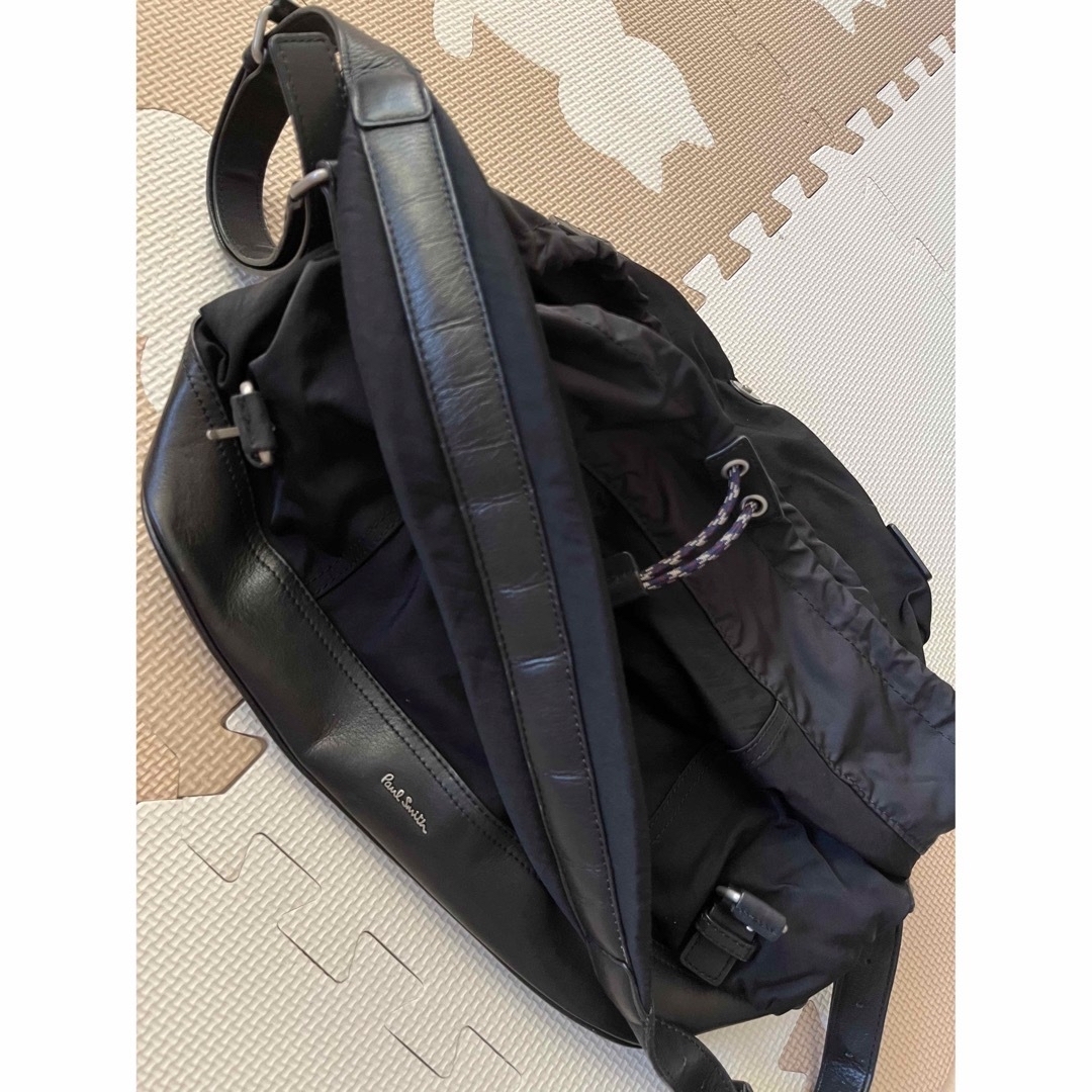 Paul Smith ショルダー メッセンジャー レザー キャンバス - バッグ Paul Smith ショルダー メッセンジャー レザー キャンバス - バッグ