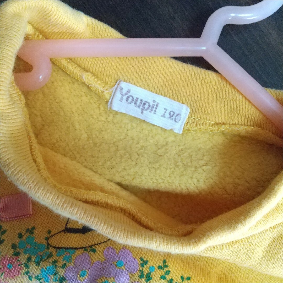 Youpi!(ユッピー)のキムラタン　ユッピー　裏フリース　　　トレーナー　120 キッズ/ベビー/マタニティのキッズ服女の子用(90cm~)(Tシャツ/カットソー)の商品写真