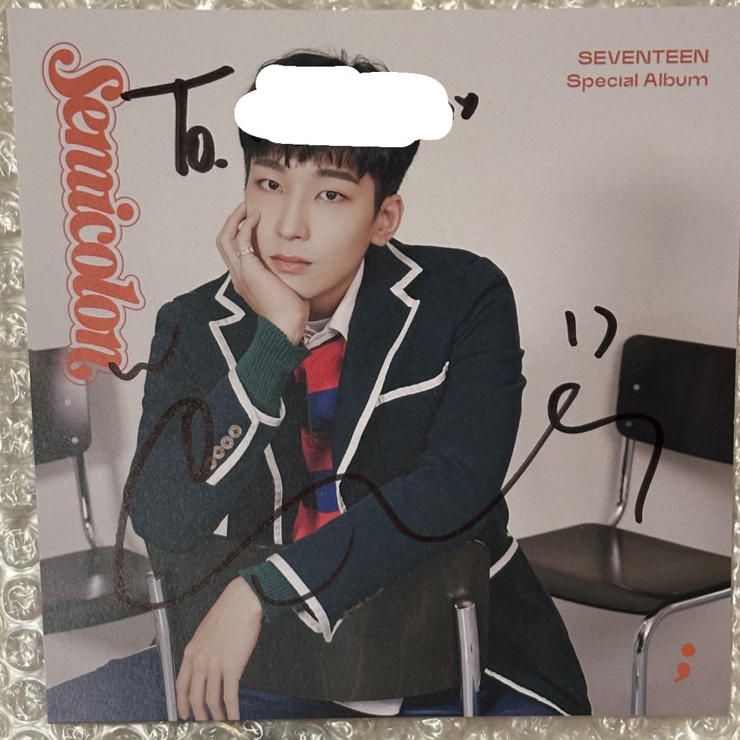 SEVENTEEN semicolon サイン エンタメ/ホビーのCD(K-POP/アジア)の商品写真