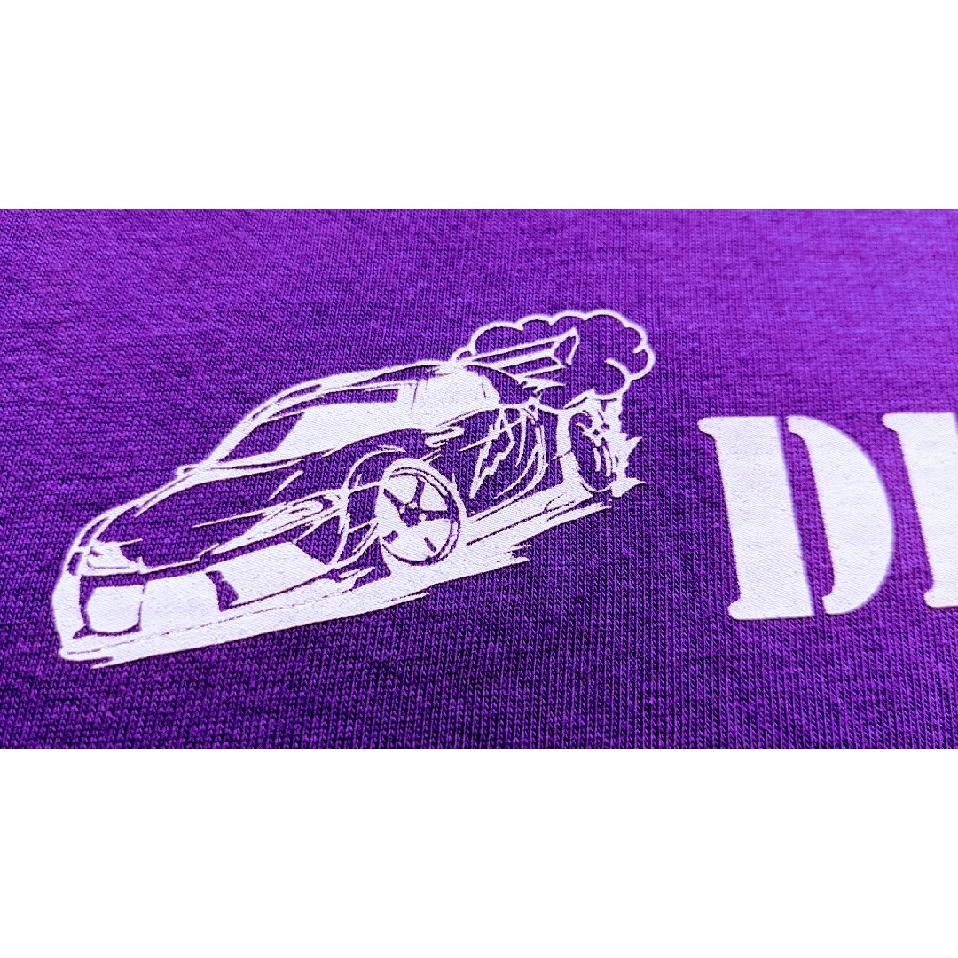 UnitedAthle(ユナイテッドアスレ)の【MADSPEED】趣味Tシャツ ドリフト DRIFT スープラ シルビア 紫 自動車/バイクの自動車(車外アクセサリ)の商品写真