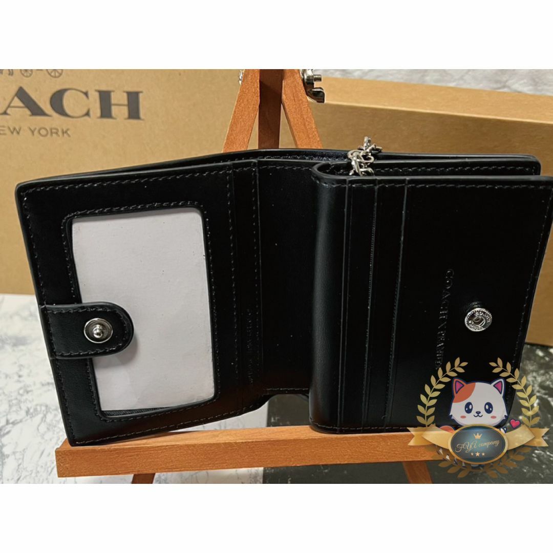 COACH(コーチ)のコーチ ピーナッツ スナップ ウォレット シグネチャー キャンバス　おまけ付き レディースのファッション小物(財布)の商品写真