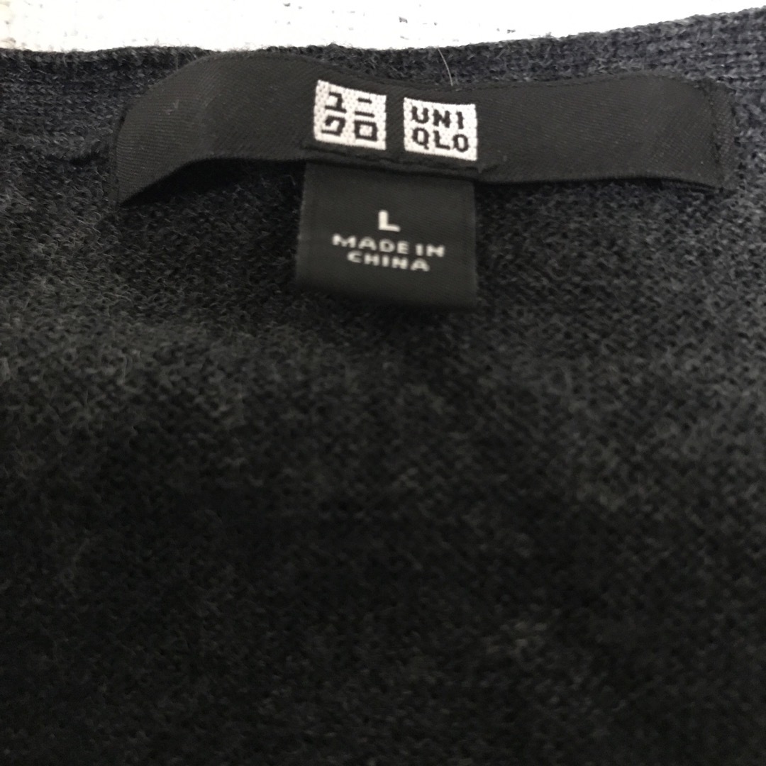 UNIQLO(ユニクロ)のユニクロ　セーター　グレー レディースのトップス(ニット/セーター)の商品写真