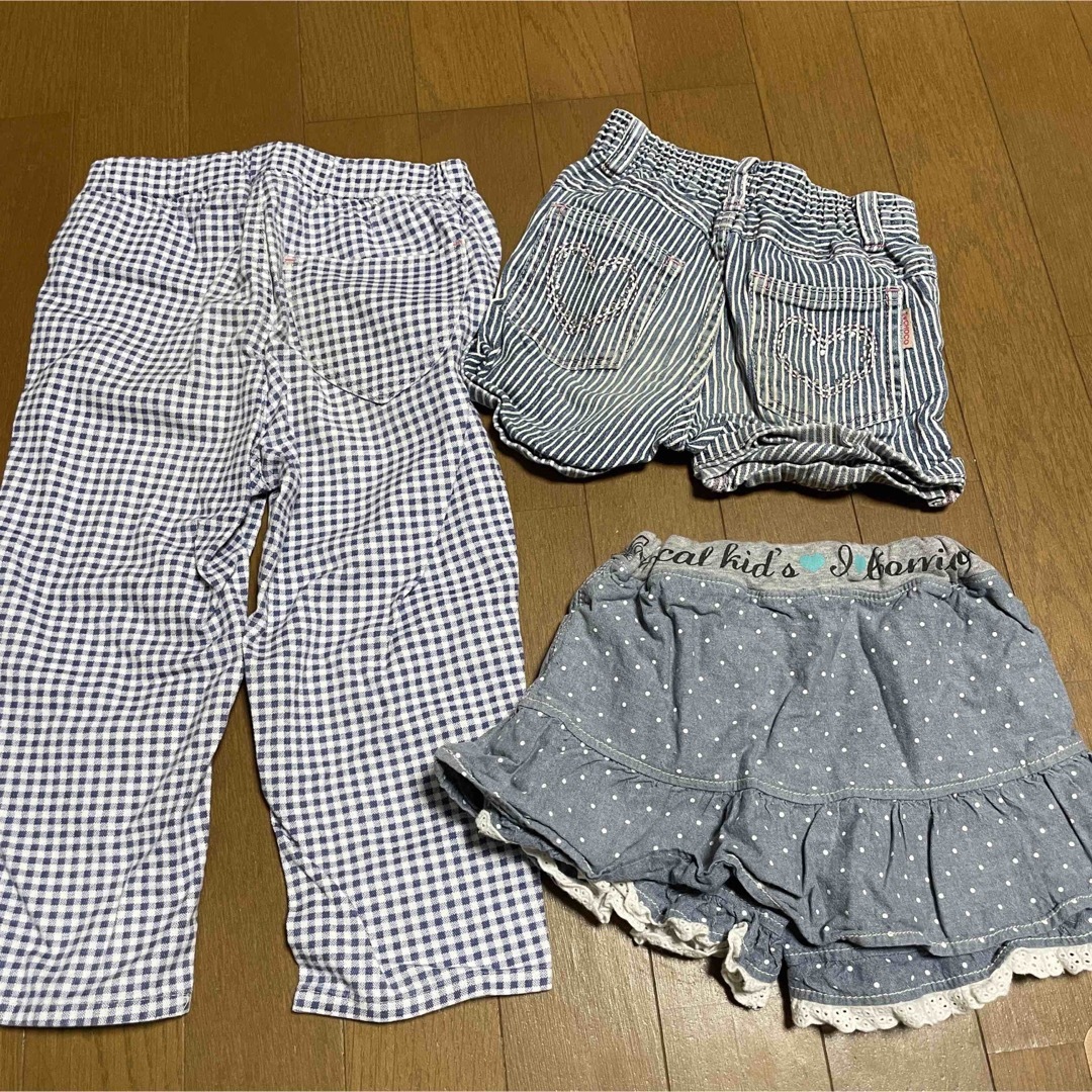 UNIQLO(ユニクロ)の110cm 柄物ズボン　女の子　まとめうり キッズ/ベビー/マタニティのキッズ服女の子用(90cm~)(パンツ/スパッツ)の商品写真