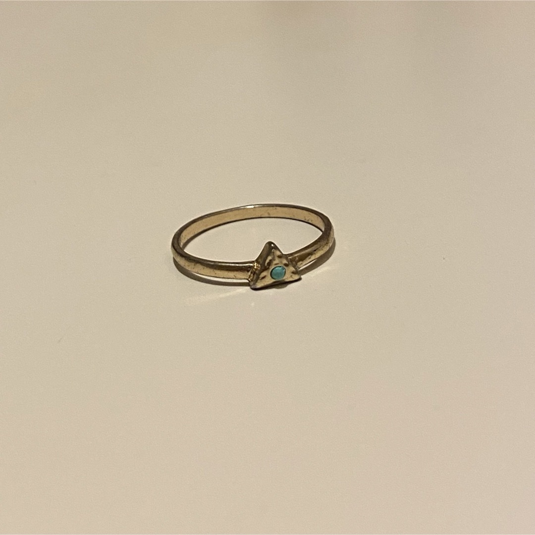 Lochie(ロキエ)のvintage | triangle ring blue 16mm レディースのアクセサリー(リング(指輪))の商品写真