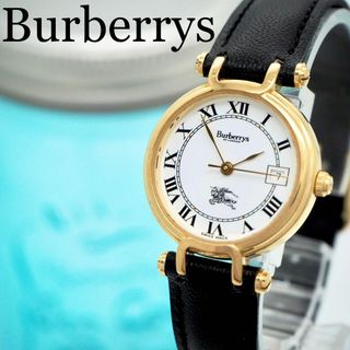 バーバリー(BURBERRY)の526【美品】Burberrys バーバリー時計　レディース腕時計　ゴールド(腕時計)