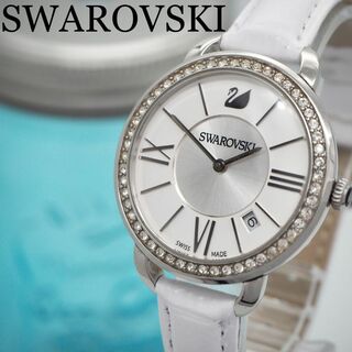 SWAROVSKI - 691【美品】SWAROVSKI スワロフスキー時計 ホワイト ...